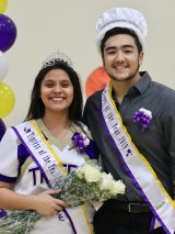 Lemoore High School seniors voted Tuesday for new royalty. Seniors Delanee Lopez and Alec Tashima were crowned Tiger and Tigress of the Year prior to the Hanford and Lemoore girls' basketball game.